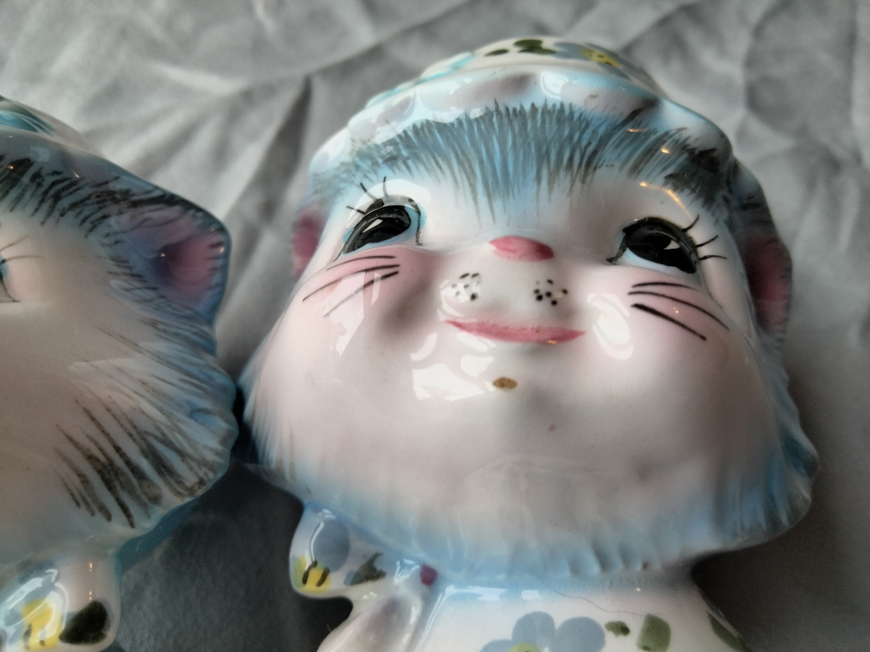 ミスプリス miss priss ソルトアンドペッパー 置物 陶器 Vintage Lefton Miss Priss Salt and Pepper Shakers Kitty