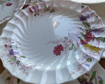 4 Spode Copeland Fairy Dell luncheon plates