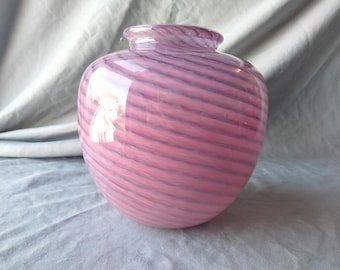 Gary Borkan signed art glass vase
