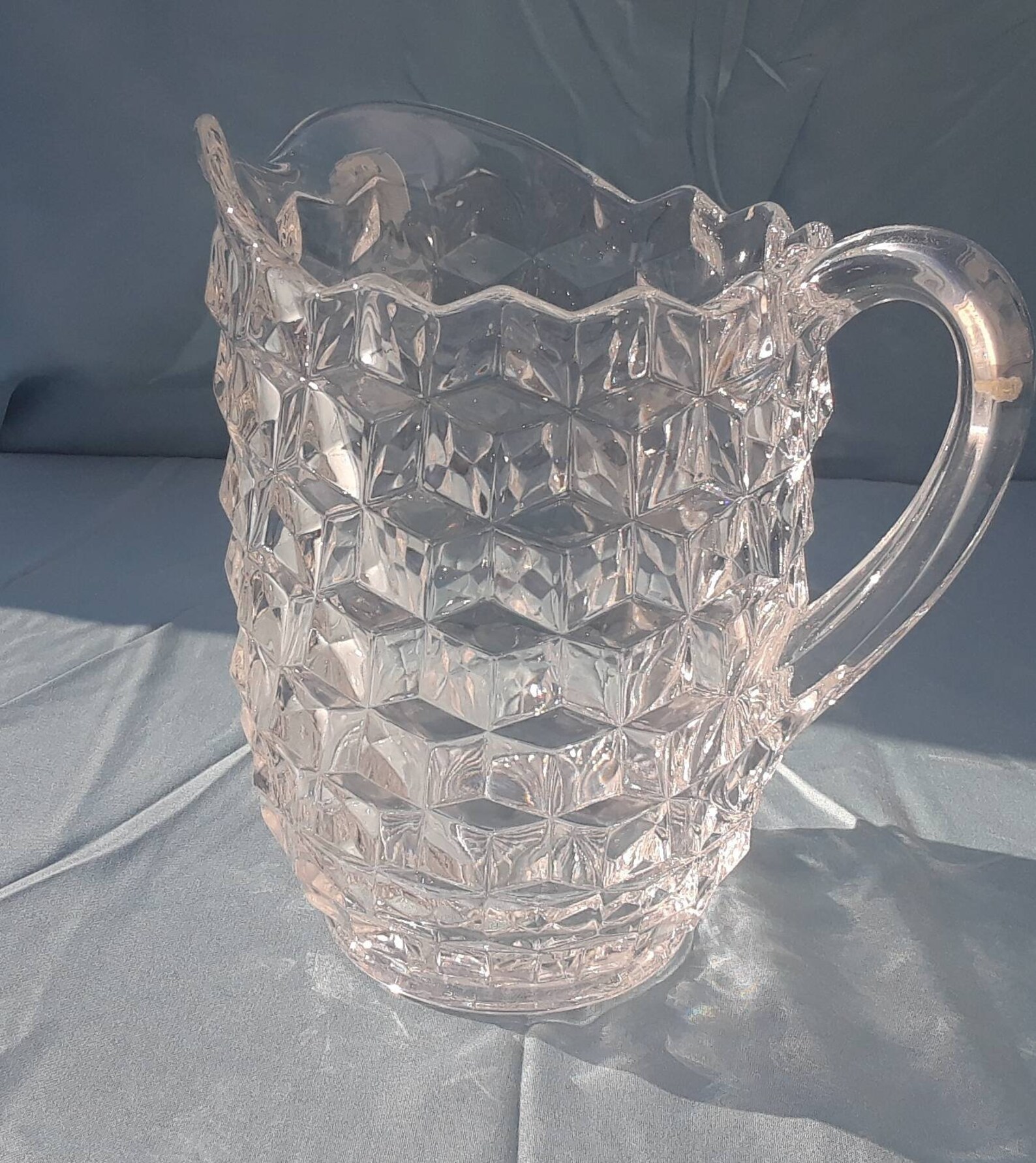 Fostoria American Pitcher - Etsy