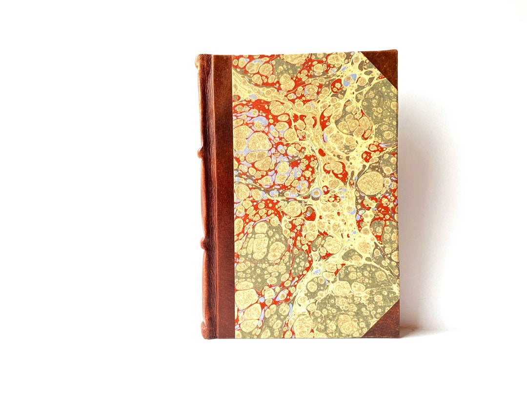 Address Book Blank Leather Bound Gilt Fancy Gift Vintage Etsy