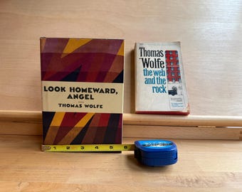 Look Homeward, Angel by Thomas Wolfe Fascimile of the First Edition 1929 1957 The Web and the Rock First Printing Paperback 1966