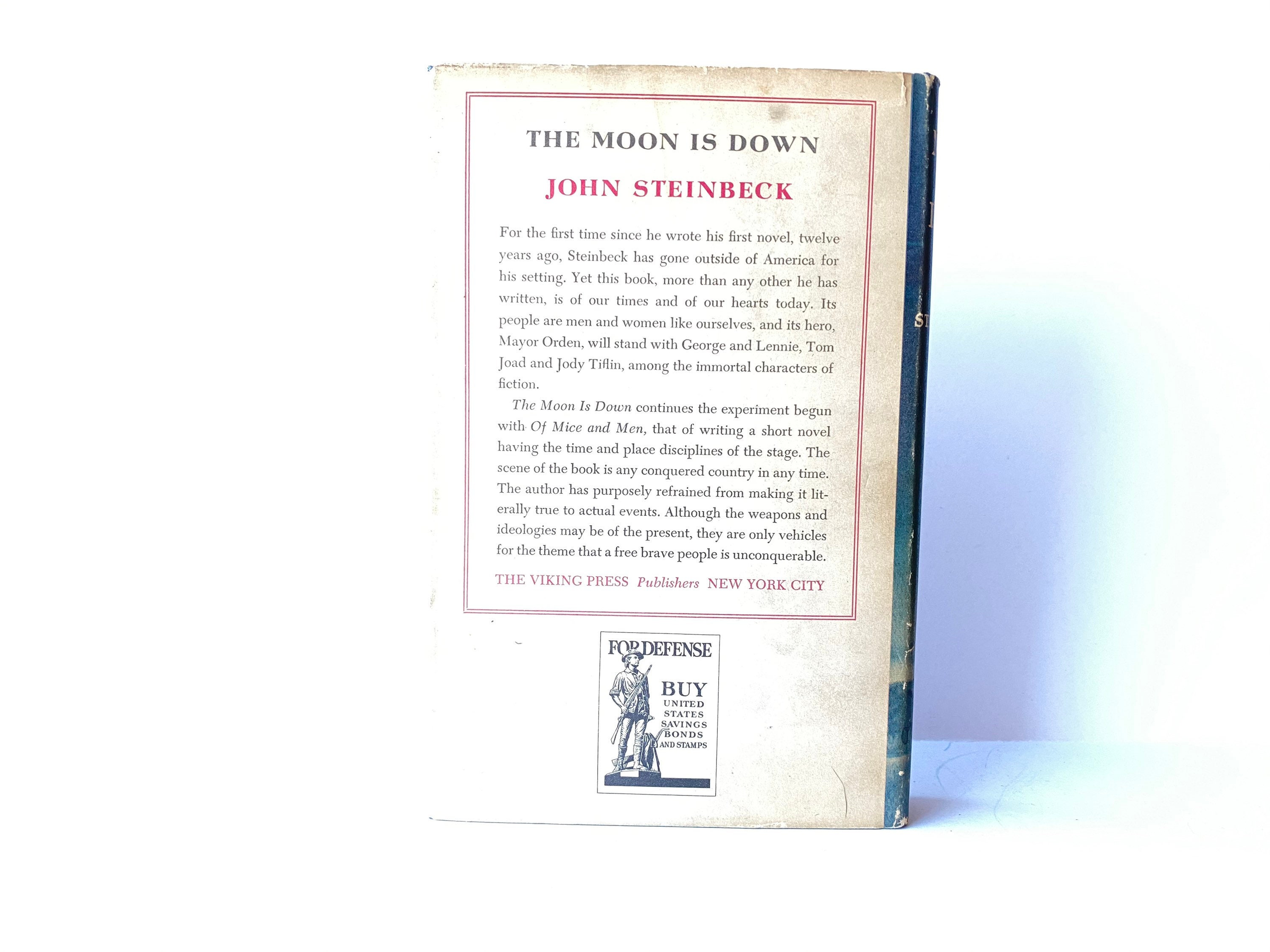 steinbeck the moon is down steinbeck the moon is down