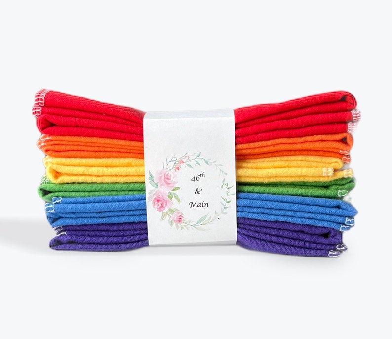 Multicolor solid Unpaper Towels image 1