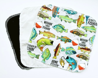 Unpaper Towels goin’ fishing set Print, Napkins, cloth towels