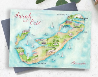 JHSLAJ Vintage Old Map of The Bermuda Islands Xmas Tree Skirt Decorations 36 Inch