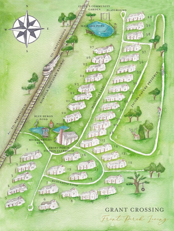 Custom Property Map Real Estate Map Custom Hotel Map Custom - Etsy