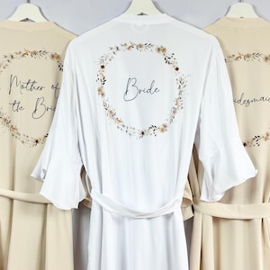 Champagne Ruffle Bridesmaid Robes
