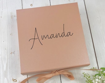 Bridesmaid Proposal Box, Bridesmaid Box, Bridesmaid Gift Box, Personalised Gift Box, Will you be my, Bridal Party Gift, Maid Of Honour