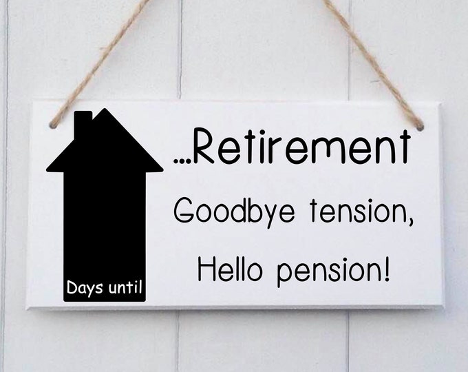 Retirement Countdown, Countdown to Retirement, Retirement Gift