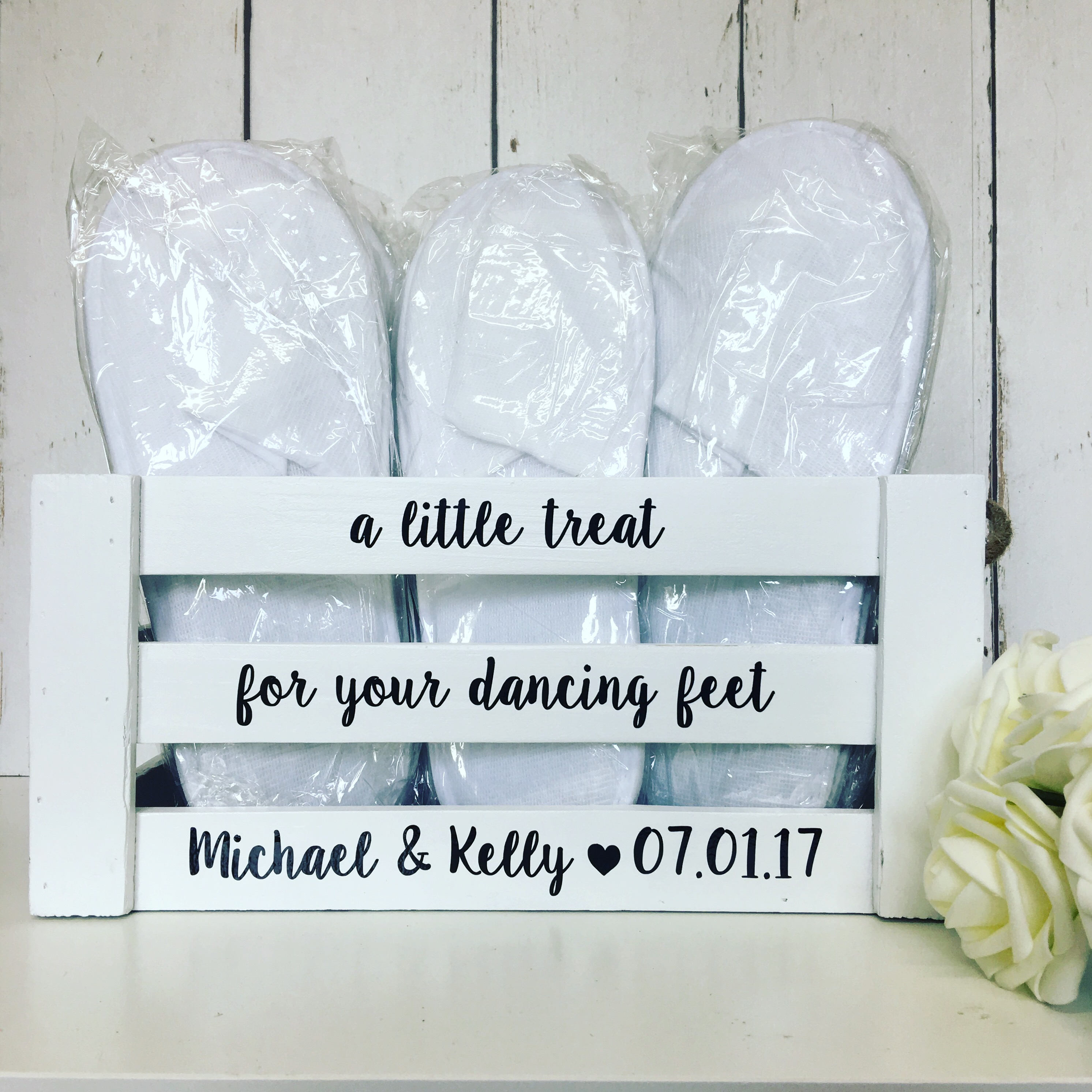 wedding flip flop box