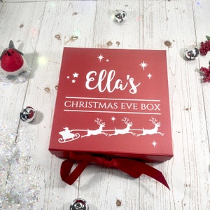 Christmas Eve Box, Personalised Christmas Eve Box, Children's Christmas Eve Box, Two Sizes Medium & Large image 7