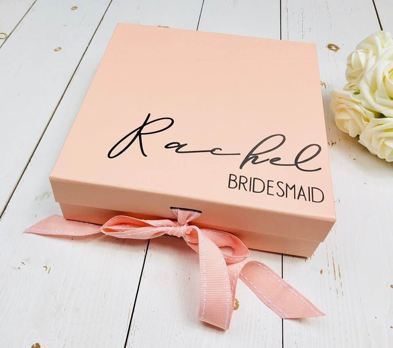 Bridesmaid Proposal Box Bridal Party Gift Box Personalised Etsy New