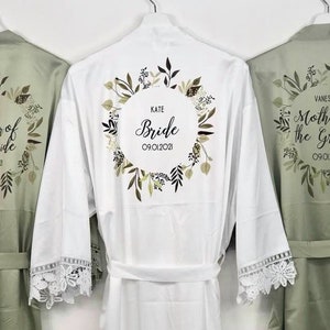 Bridesmaid Robes Personalised, Wedding Gowns