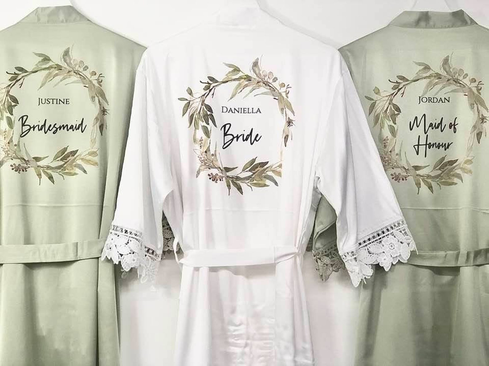 Bridal Robes Bridesmaid Robes Bridesmaid Gift Wedding Etsy UK