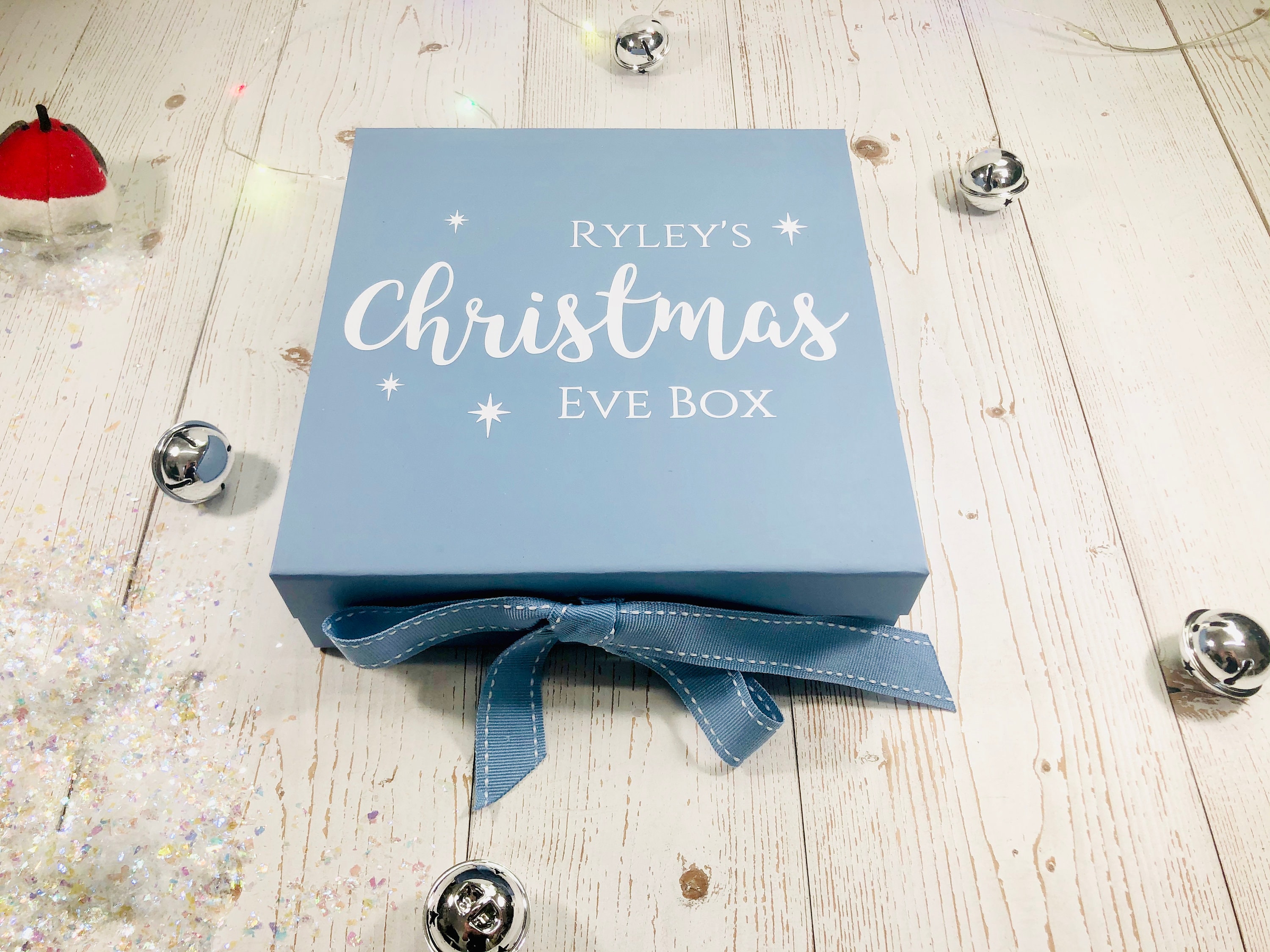 Christmas Eve Box, Personalised Christmas Eve Box, Children's Christmas Eve Box, Two Sizes Medium & Large