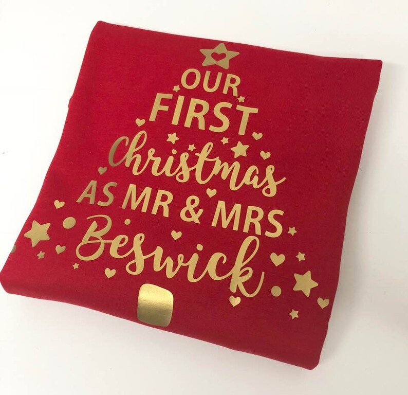 Matching Christmas Jumpers Our First Christmas As Mr and Mrs Etsy