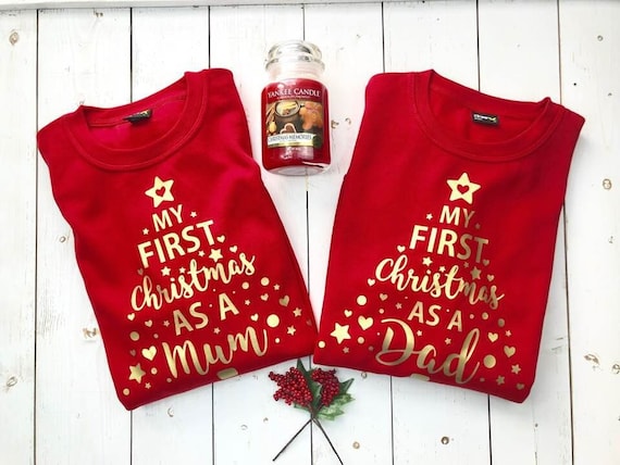 baby's first christmas jumper