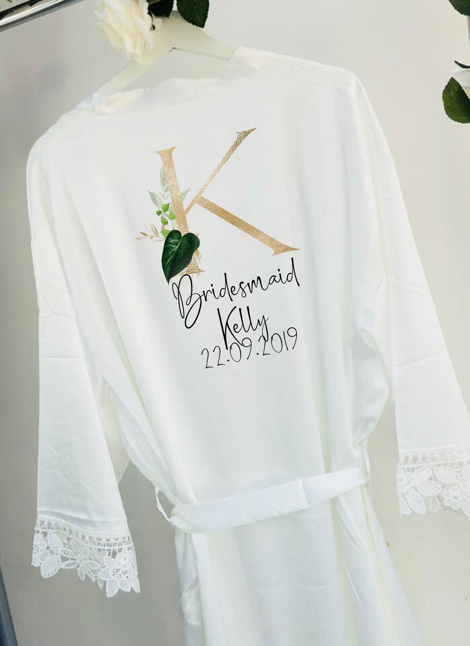 Bridesmaid Robes Wedding Robes Personalised Robes Bridal Etsy UK