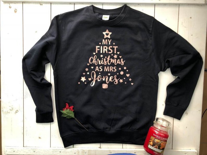 my first christmas jumper