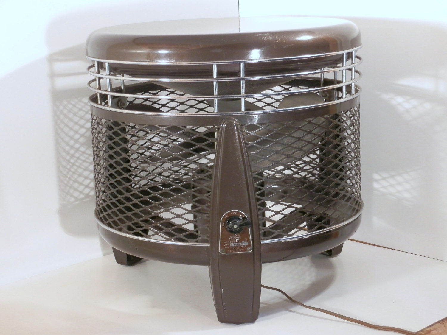 Vintage Emerson Hassock Floor Fan Model 74646AL 115 volts Etsy