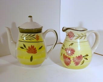 Vintage Don Laughlin Riverside Resort Casino Restaurant ware Tea pot and water pitcher.