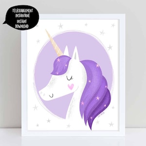Unicorn,unicorn wall art, unicorn poster, unicorn print, unicorn printable, unicorn art, unicorn digital, nursery wall art, girl room decor