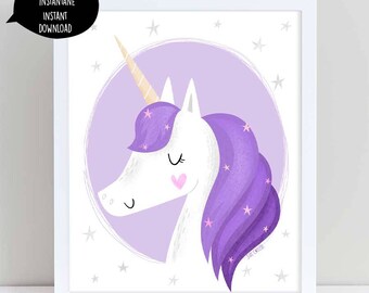 Unicorn,unicorn wall art, unicorn poster, unicorn print, unicorn printable, unicorn art, unicorn digital, nursery wall art, girl room decor