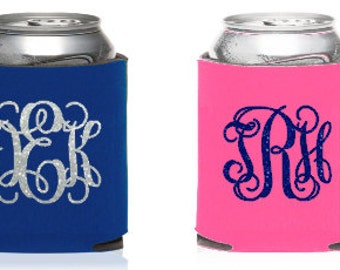 Monogram  KOOZIE® or Can holder, Custom KOOZIE®, Personalized Can Holders