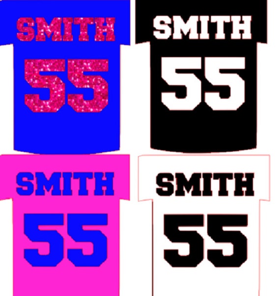 3 Tall Glitter Letters,Iron On Heat Transfer Vinyl for Sports T-Shirt  Jersey Football Baseball,Team,t-Shirt (Neon Pink kit)