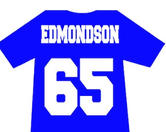 6pcs Set Black Vinyl Jersey Number Heat Transfer Jersey Football Sports Shirt