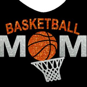  Basketball Iron On Transfer, Ball Shirt Decal, Sports Patch,  Heat Transfer Vinyl Ball Image, Basketball Mom Gifts, Pick Size and Color,  Iron On Almost Anything in 5 Minutes (Orange Glitter) 