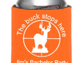 Personalized Bachelor Party Custom KOOZIE®, or can cooler, Groomsman gift, Bachelor party favors