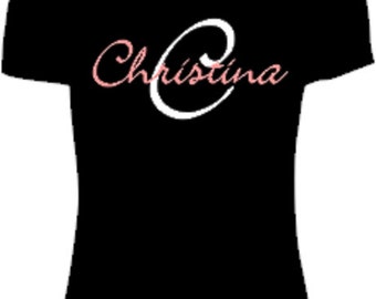 Iron on Letters, Monogram Iron on, Iron on name, Heat transfer monogram