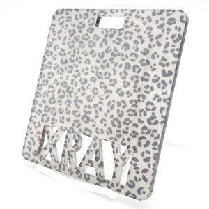 X-ray badge marker holder /leopard print/ Nurse badge buddy / Xray marker holder / Radiologist / Custom