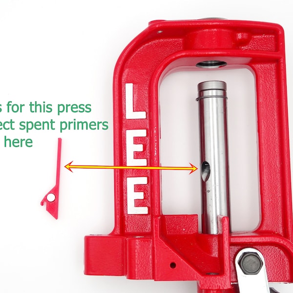 Lee Breech lock challenger spent primer hole plug. Primer director