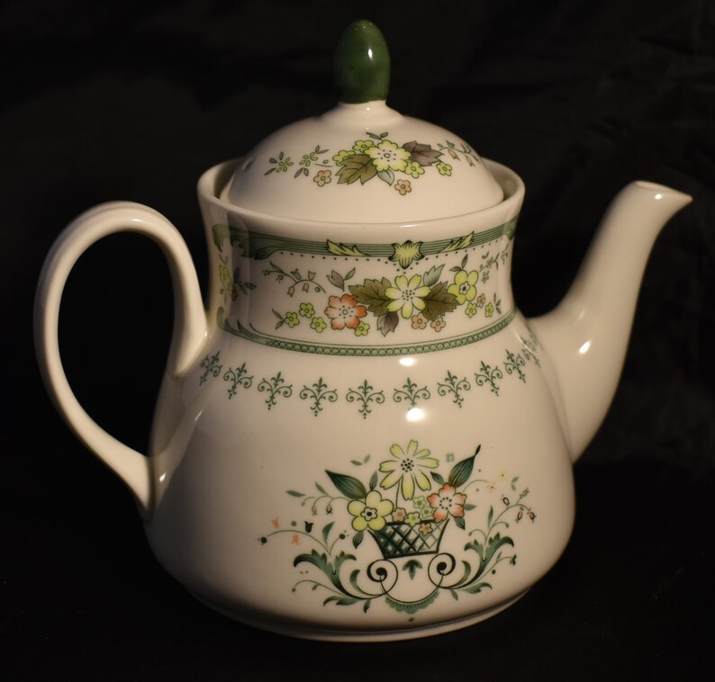 Tea Set Royal Doulton 'provencal' 2 Teapots 4 Cups Etsy