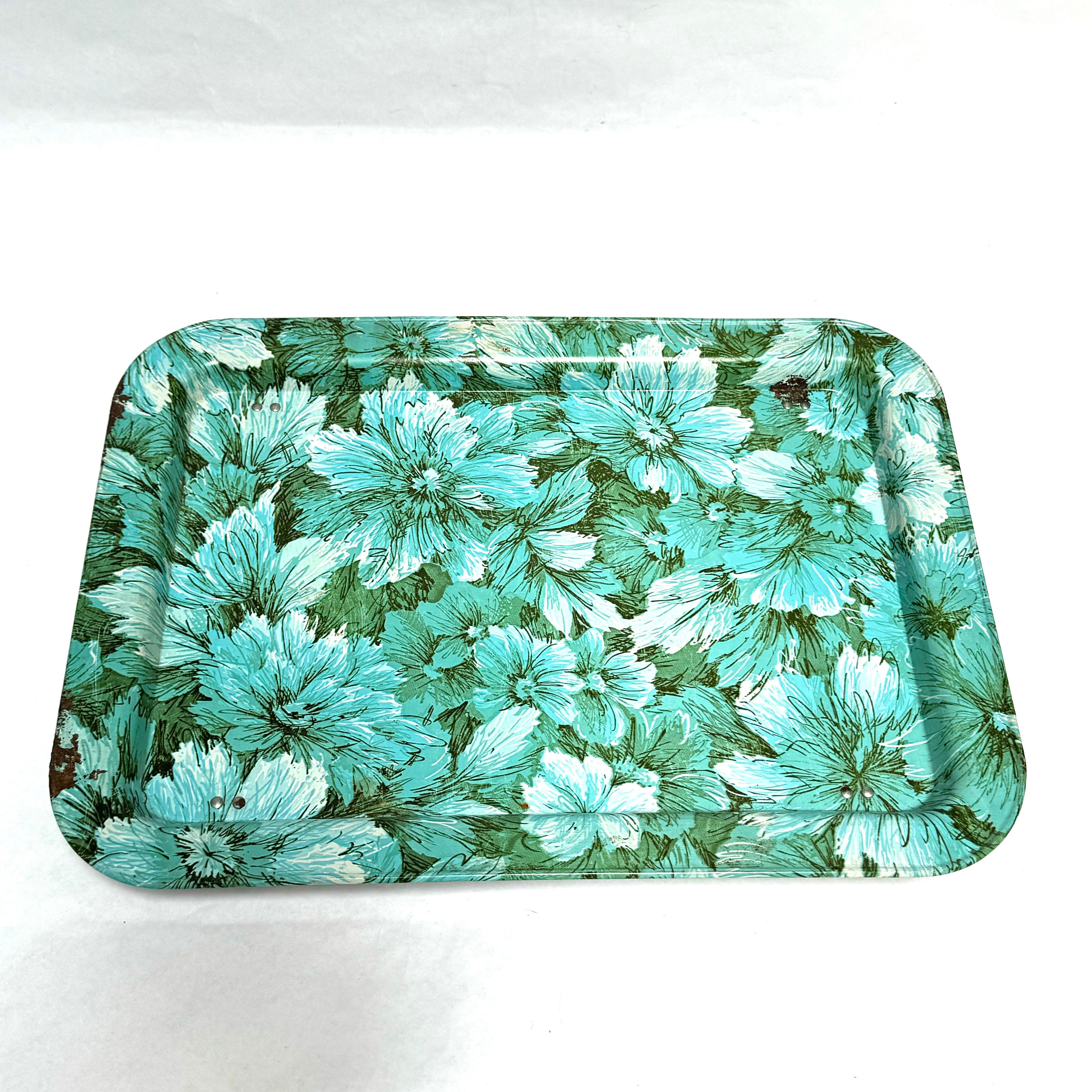 Vintage 1960s Mid Century Modern Magnificence Green and Blue