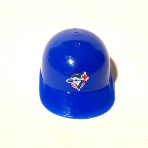 Vintage 1980s 11.5&quot;/30cm  Fashion Doll Miniature 1:6 Scale Miniature Toronto Blue Jays Baseball Helmet/Hat/Bright Blue