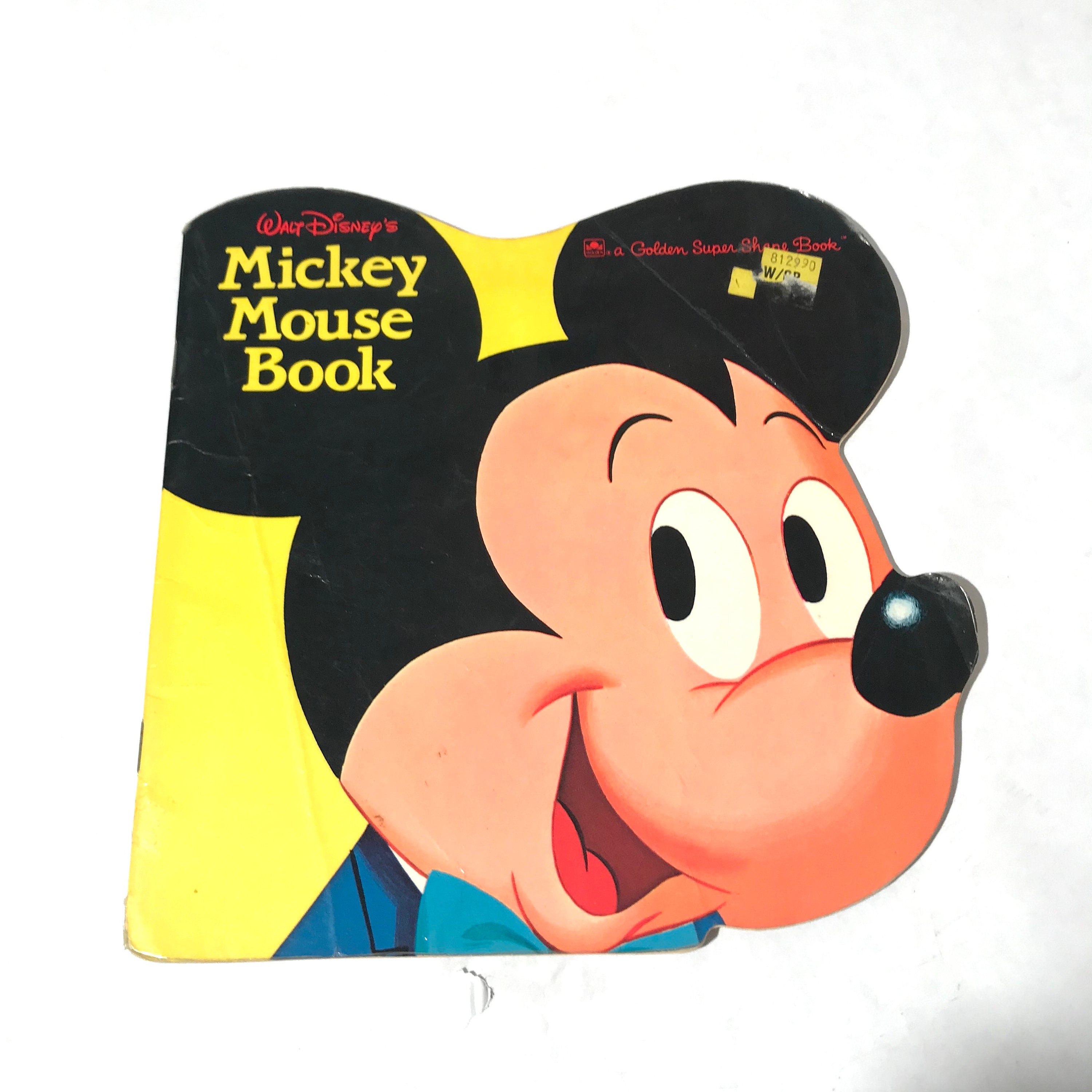 Vintage 1970s Disney Mickey Mouse Golden Paperback Super Shape