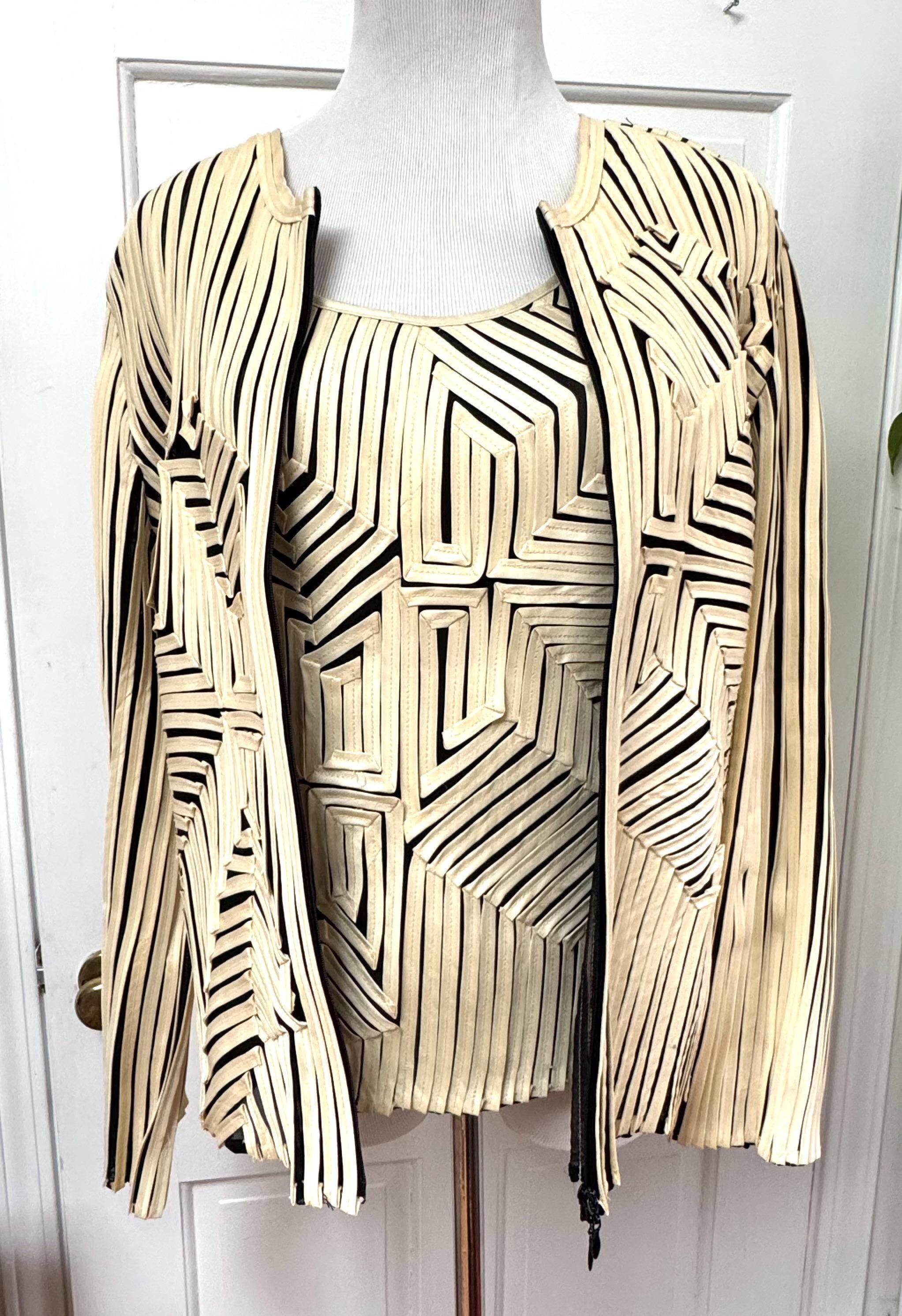 90s Geometric Jacket - Etsy 90s Geometric Jacket - Etsy