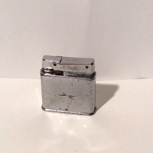 Vintage 1970s Fisher Silver Lighter