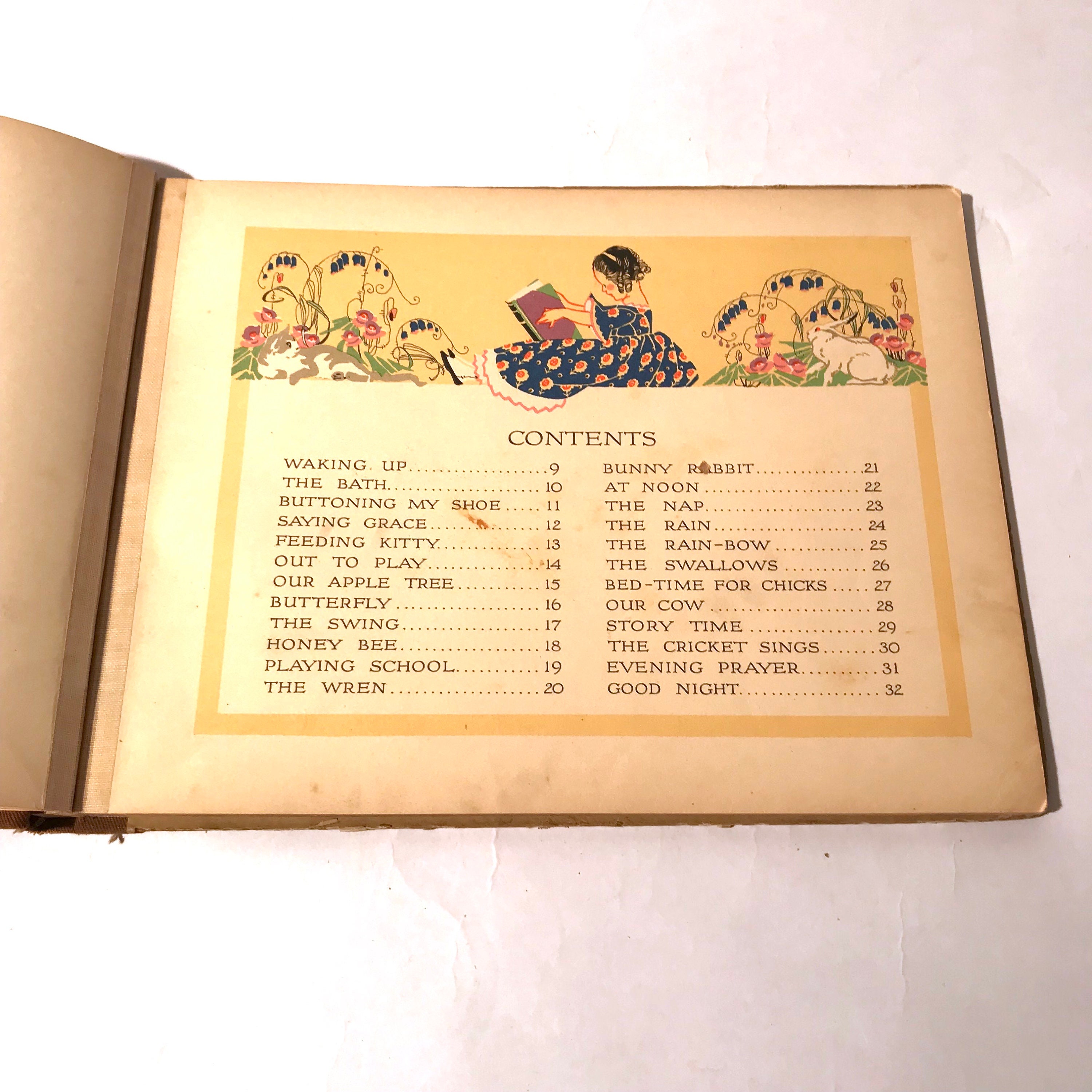 Vintage 1917 'happy All Day Through