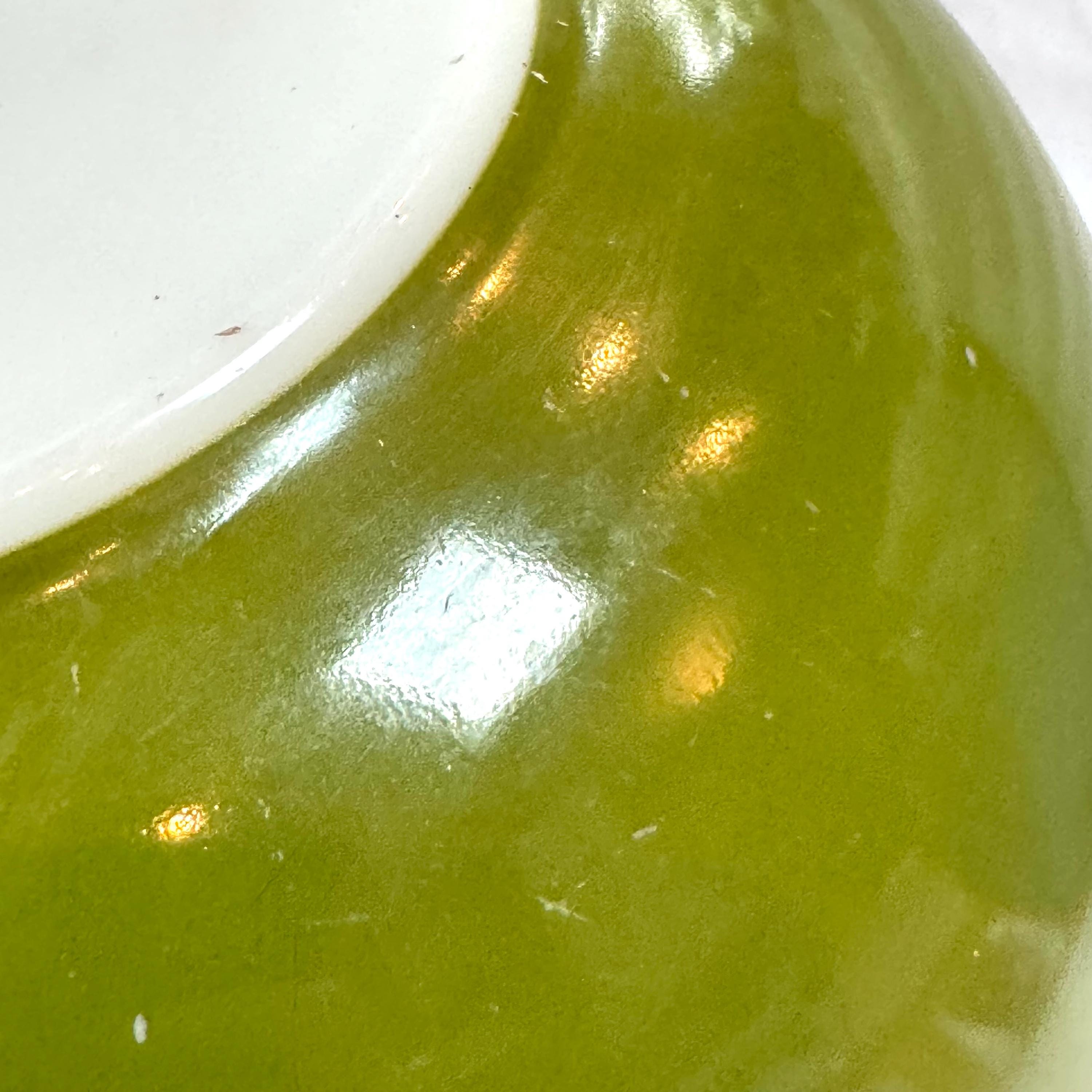 Vintage 1960s Pyrex 404 4qt Avocado Green Extra Large Mixing Bowl