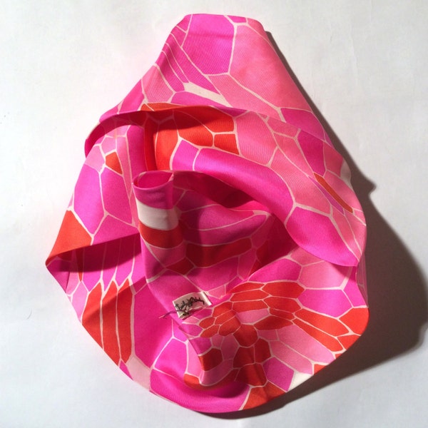 Neon Pink Scarf - Etsy