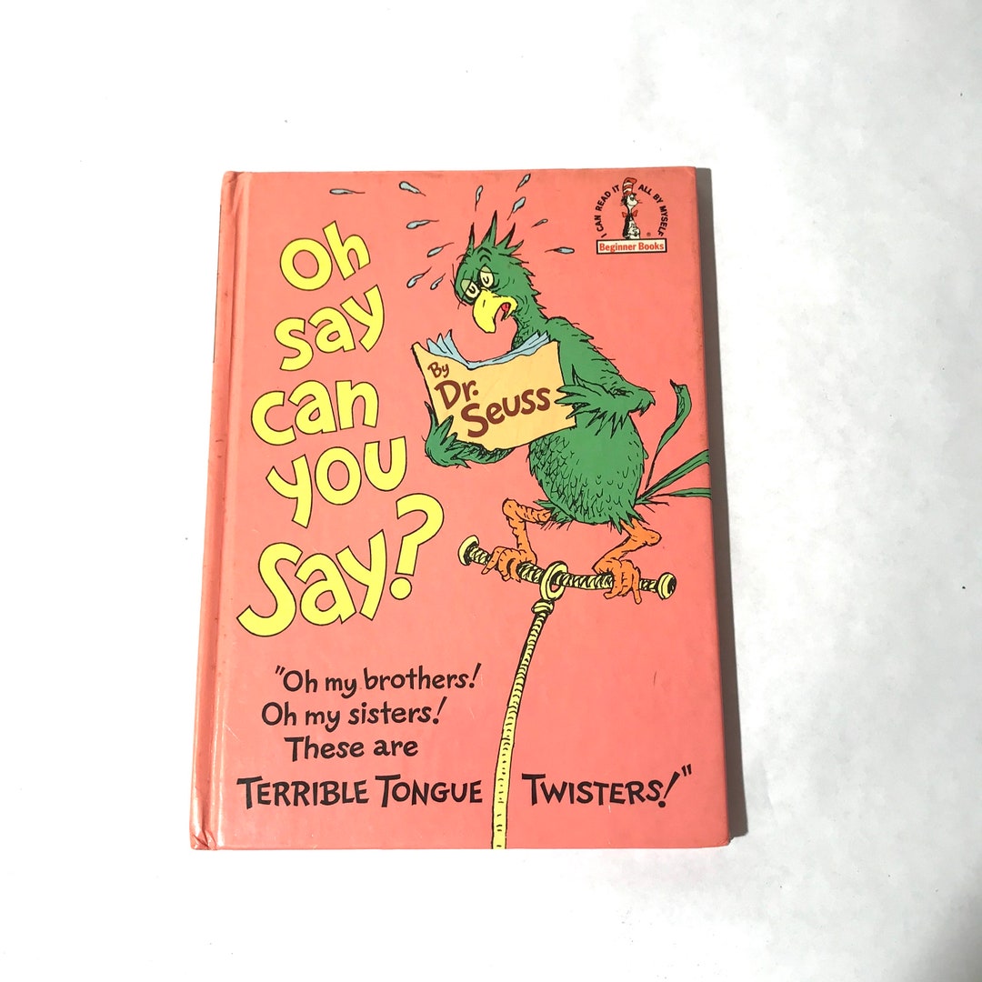 Vintage 1979 First Edition/first Printing oh Say Can You Say Dr. Seuss