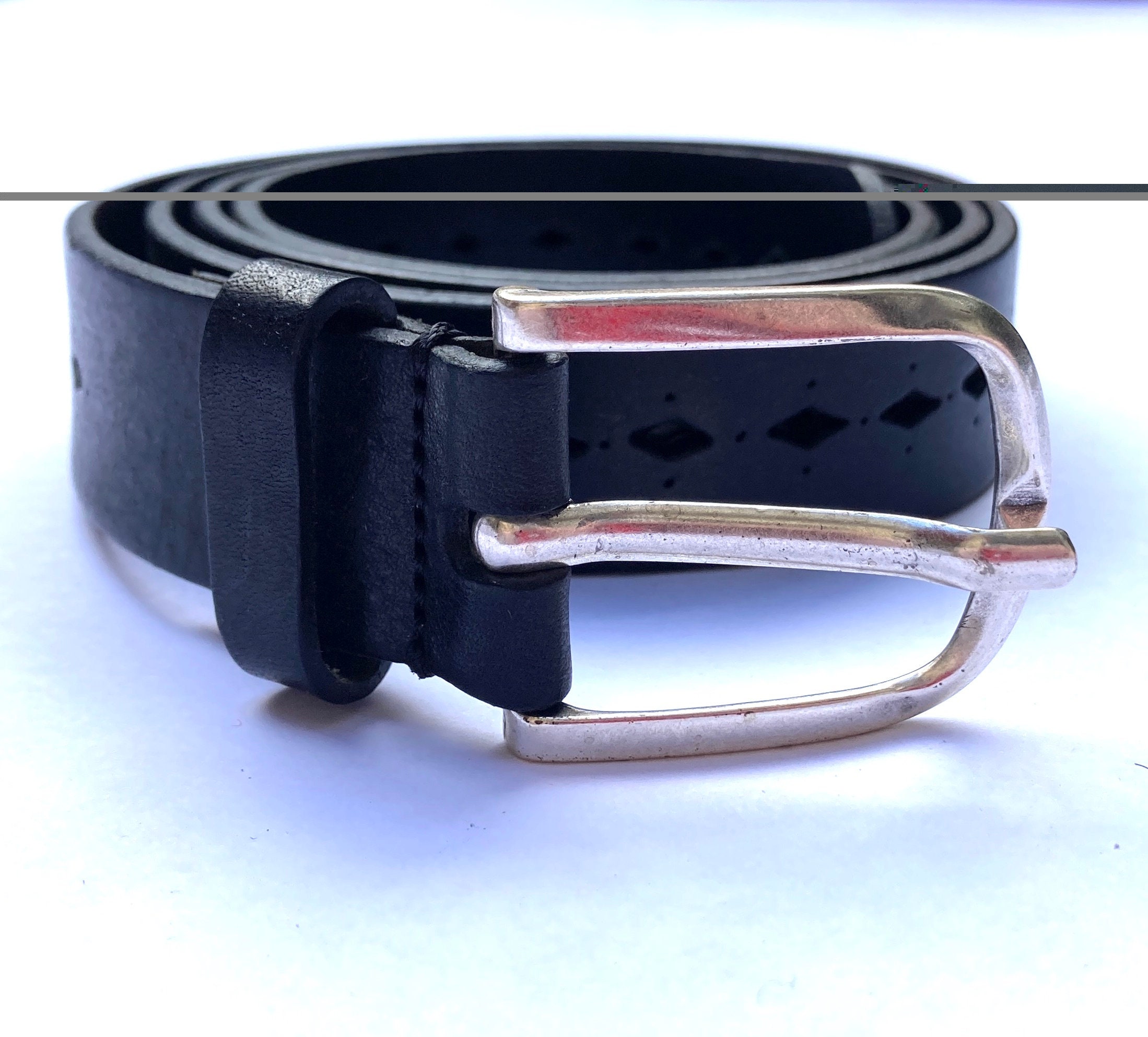 Fabio Corti Leather Belt Made in Italy Large Braided Studded Fabio Corti Leather Belt Made in Italy | eBay main image 2