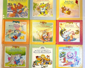 Vintage 1980s Choice of 9 Muppet Babies Books/Collectible, Cute and Super Cool, Animal Kermit Fonzie Gonzo Skeeter Scooter All For You