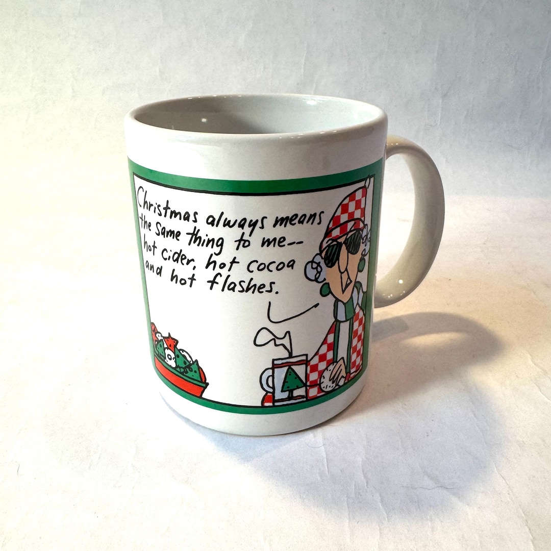Vintage 1980s Funny Menopause Maxine Christmas Shoebox Greetings