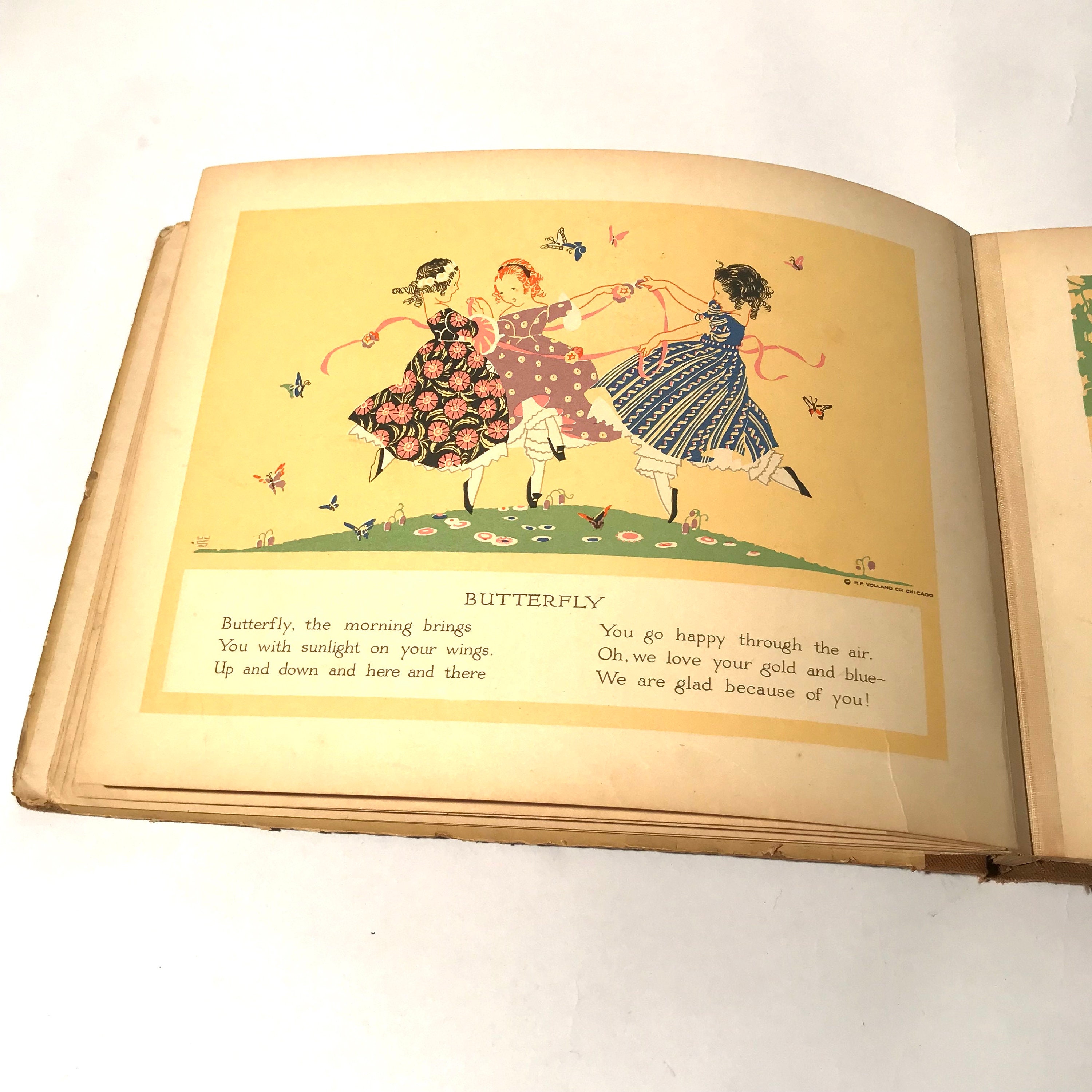Vintage 1917 'happy All Day Through